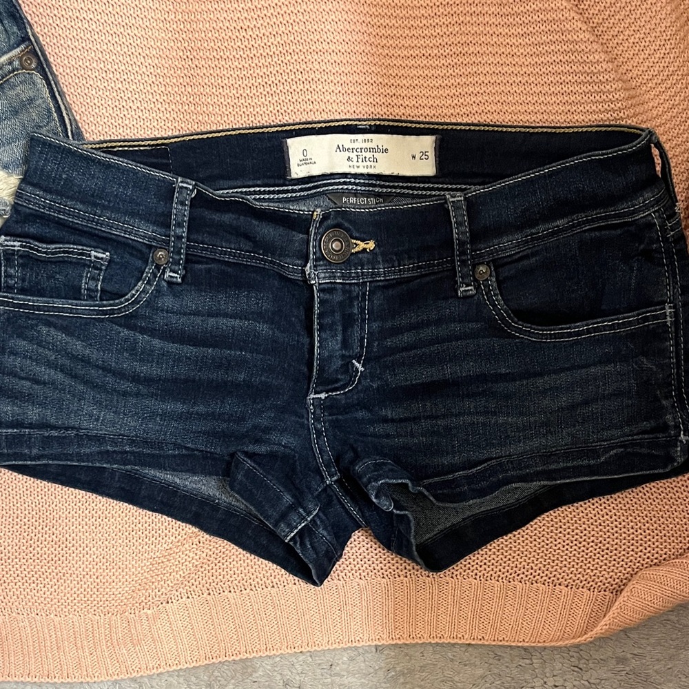 Abercrombie & Fitch Indigo Denim Shorts